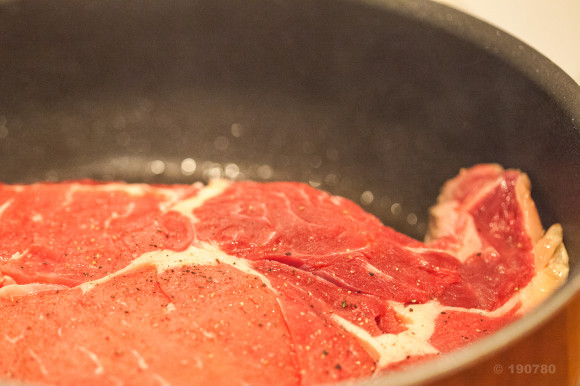 cuisson d'une côte de boeuf