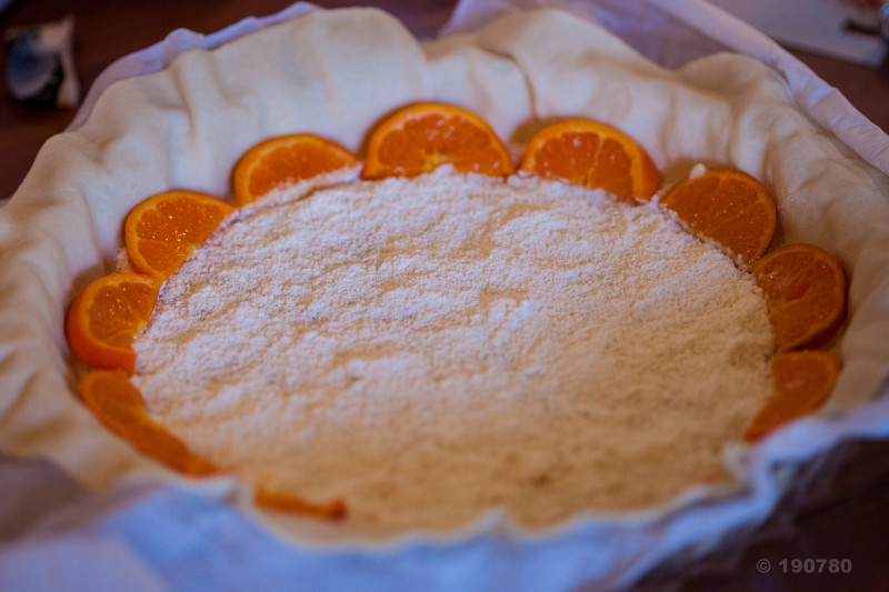 Tarte aux clémentines