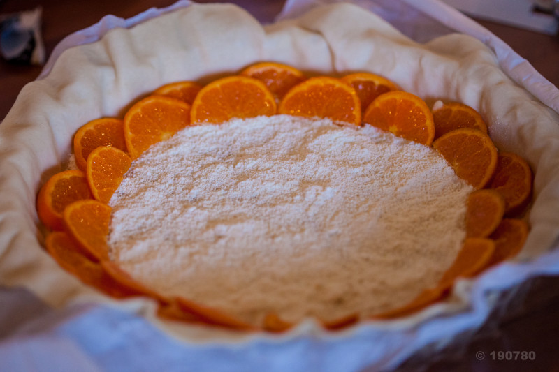 Tarte aux clémentines