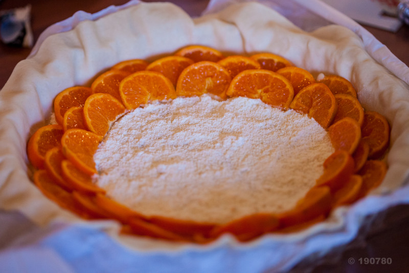 Tarte aux clémentines