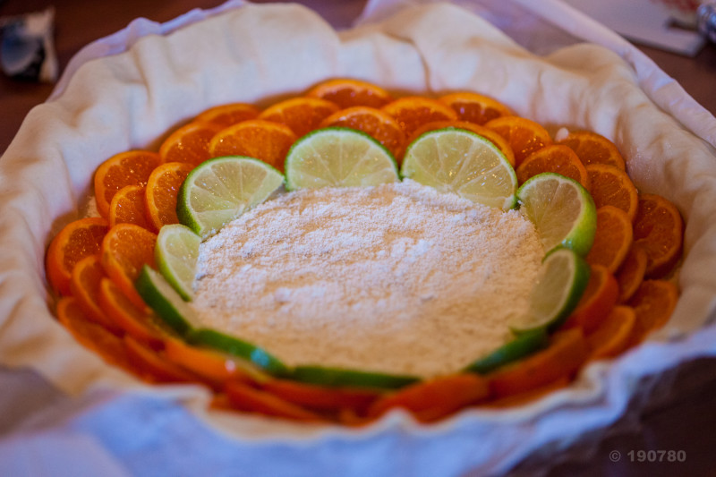 Tarte aux clémentines