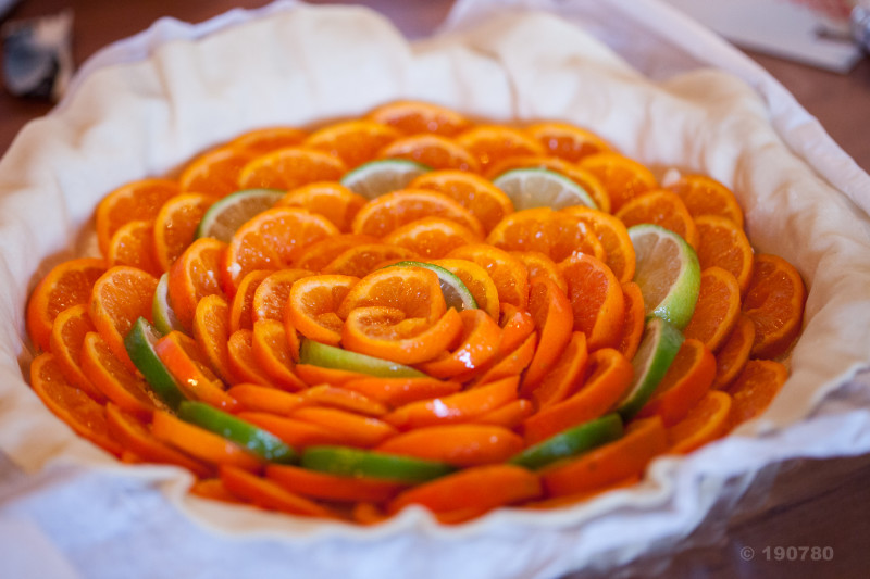 Tarte aux clémentines