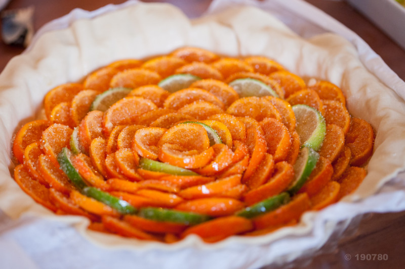 Tarte aux clémentines