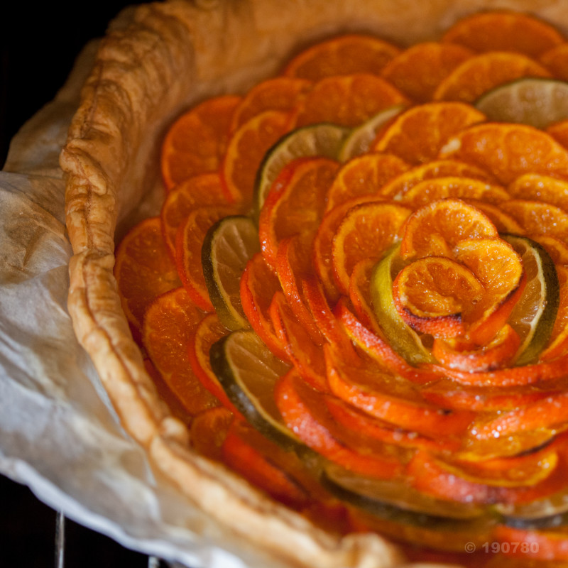 Tarte aux clémentines