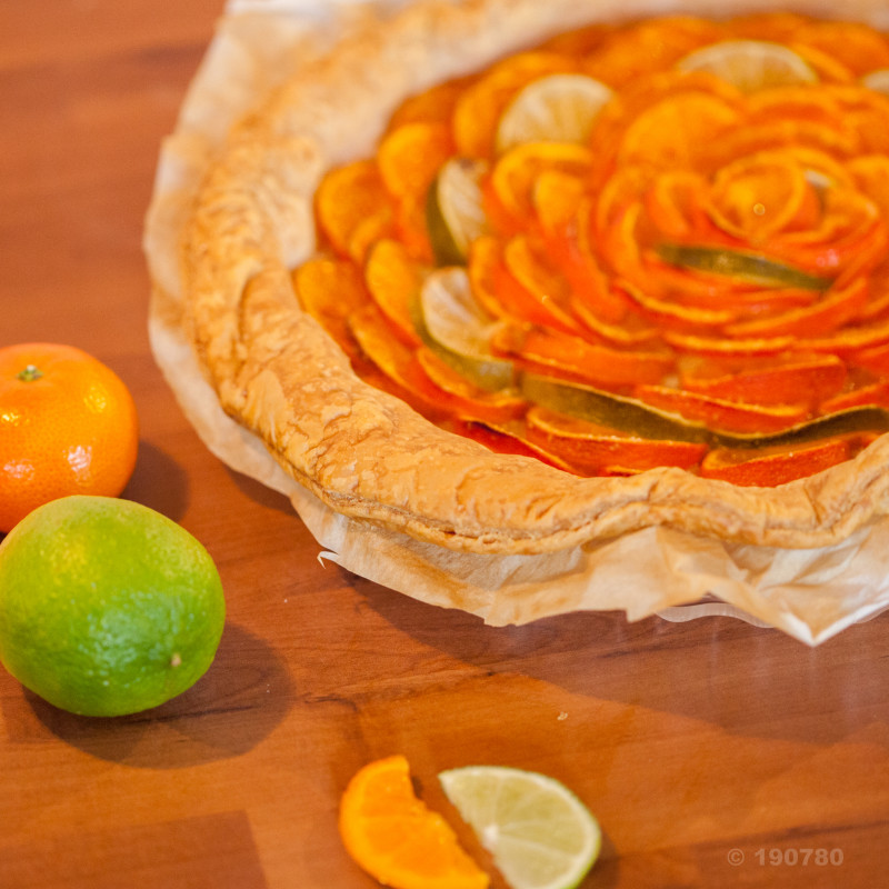 Tarte aux clémentines
