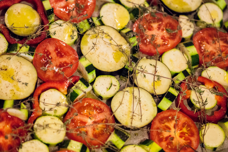 Légumes rôtis au four