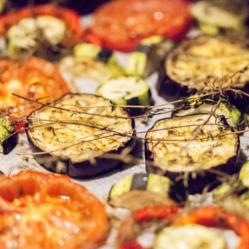 Légumes rôtis au four