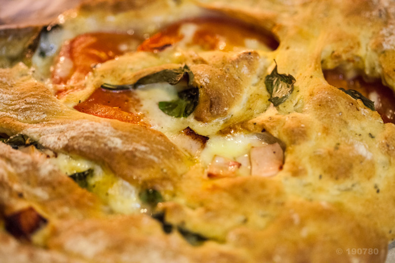 Fougasse tomates et mozzarella