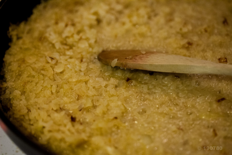 Cuisson du risotto