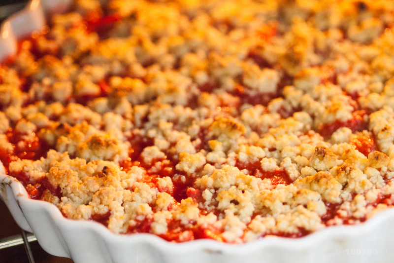 Crumble aux fraises