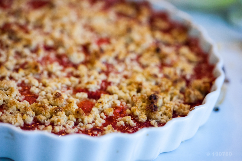 Crumble aux fraises