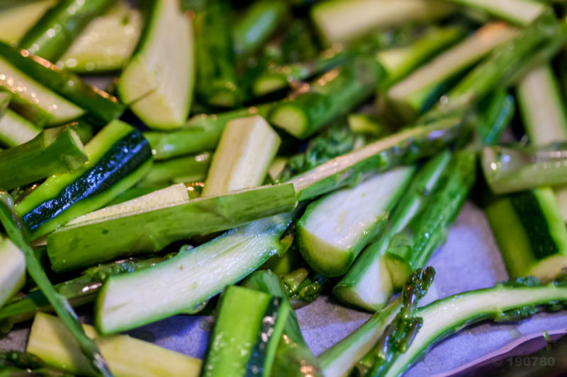 asperges vertes au four