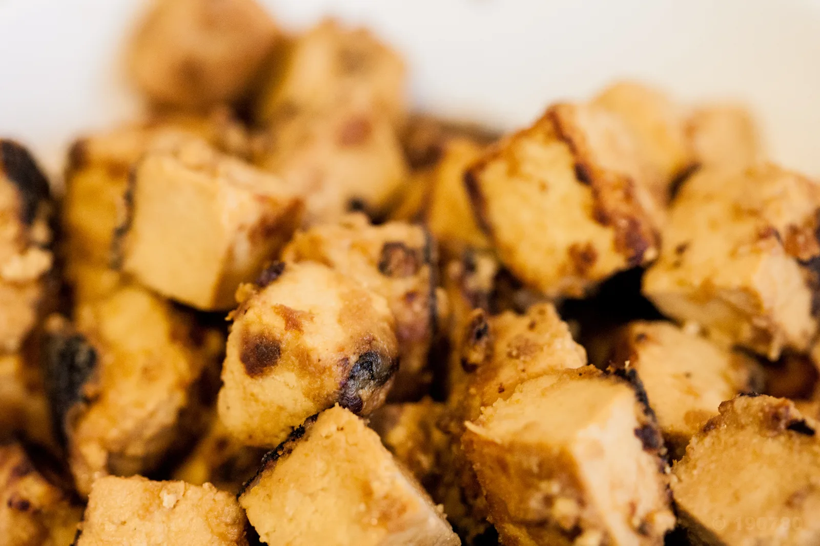 Tofu mariné pour vos salades