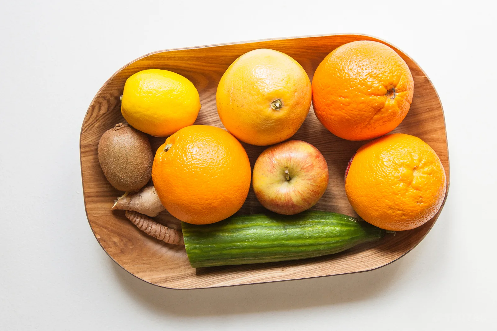 Jus d’agrumes et pommes