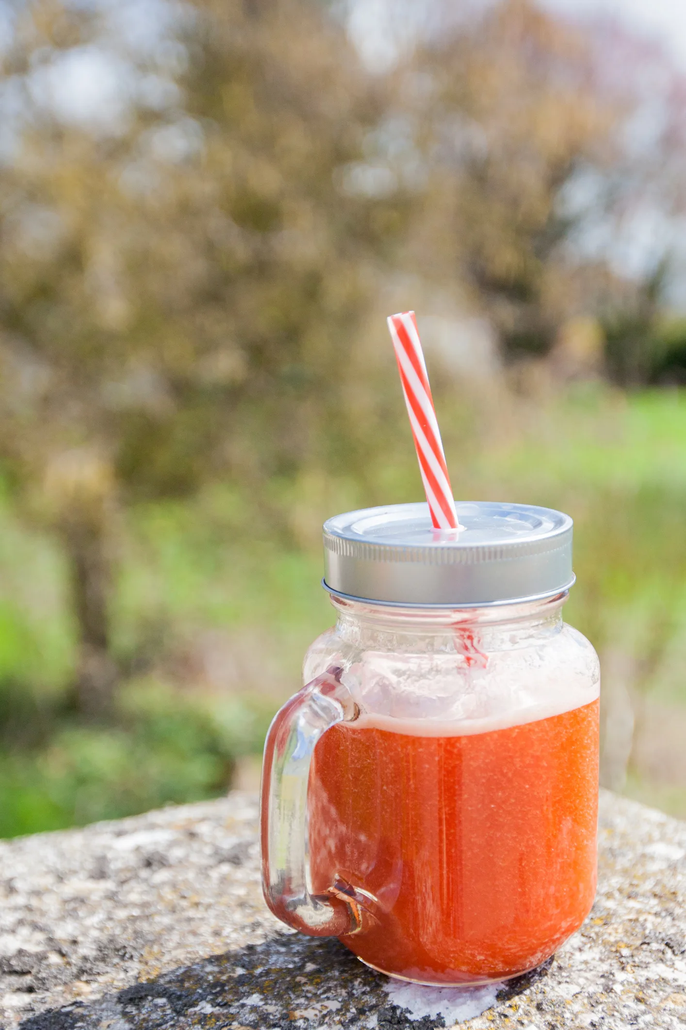 Jus fraises – agrumes