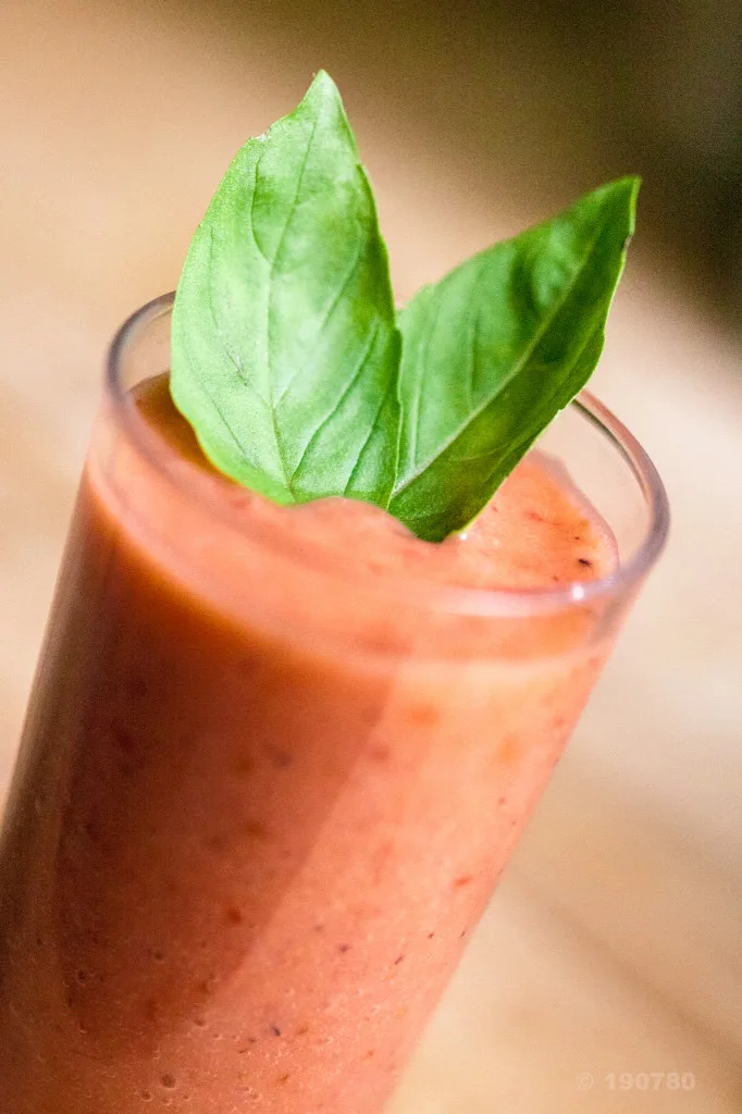 Smoothie à base de fraises