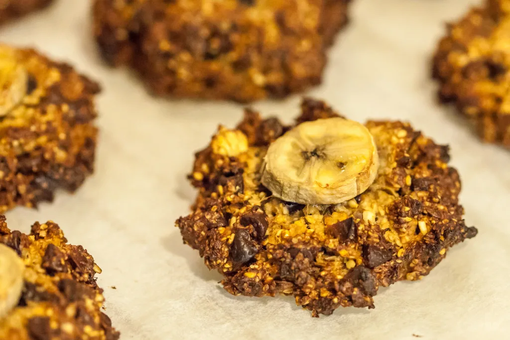 cookies chocolat banane sans oeufs ni beurre