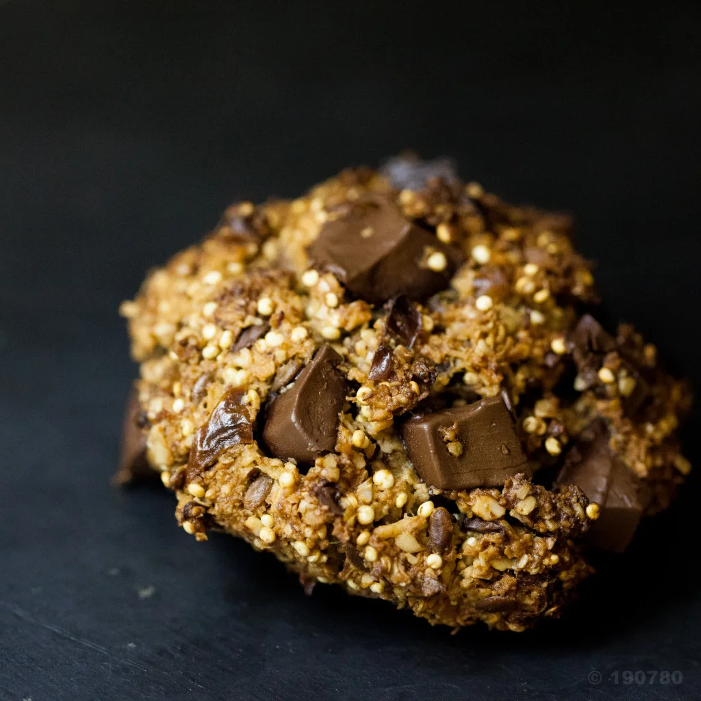 cookies quinoa / banane / chocolat