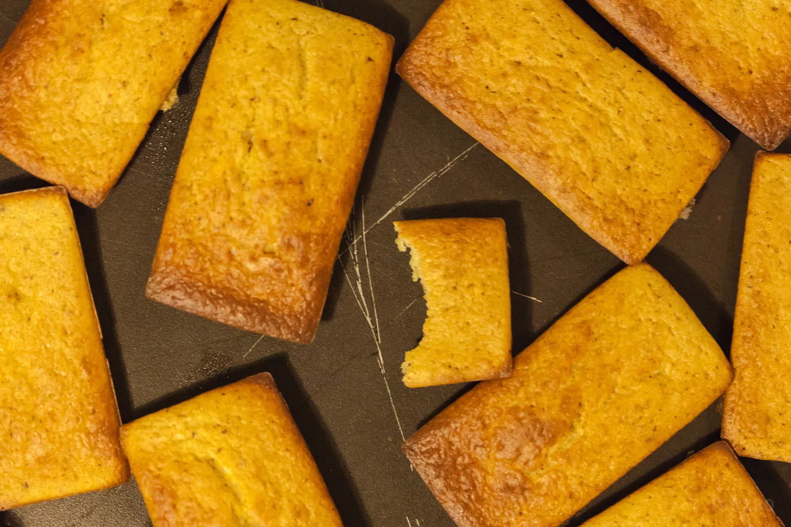 financiers sans beurre à la noisette