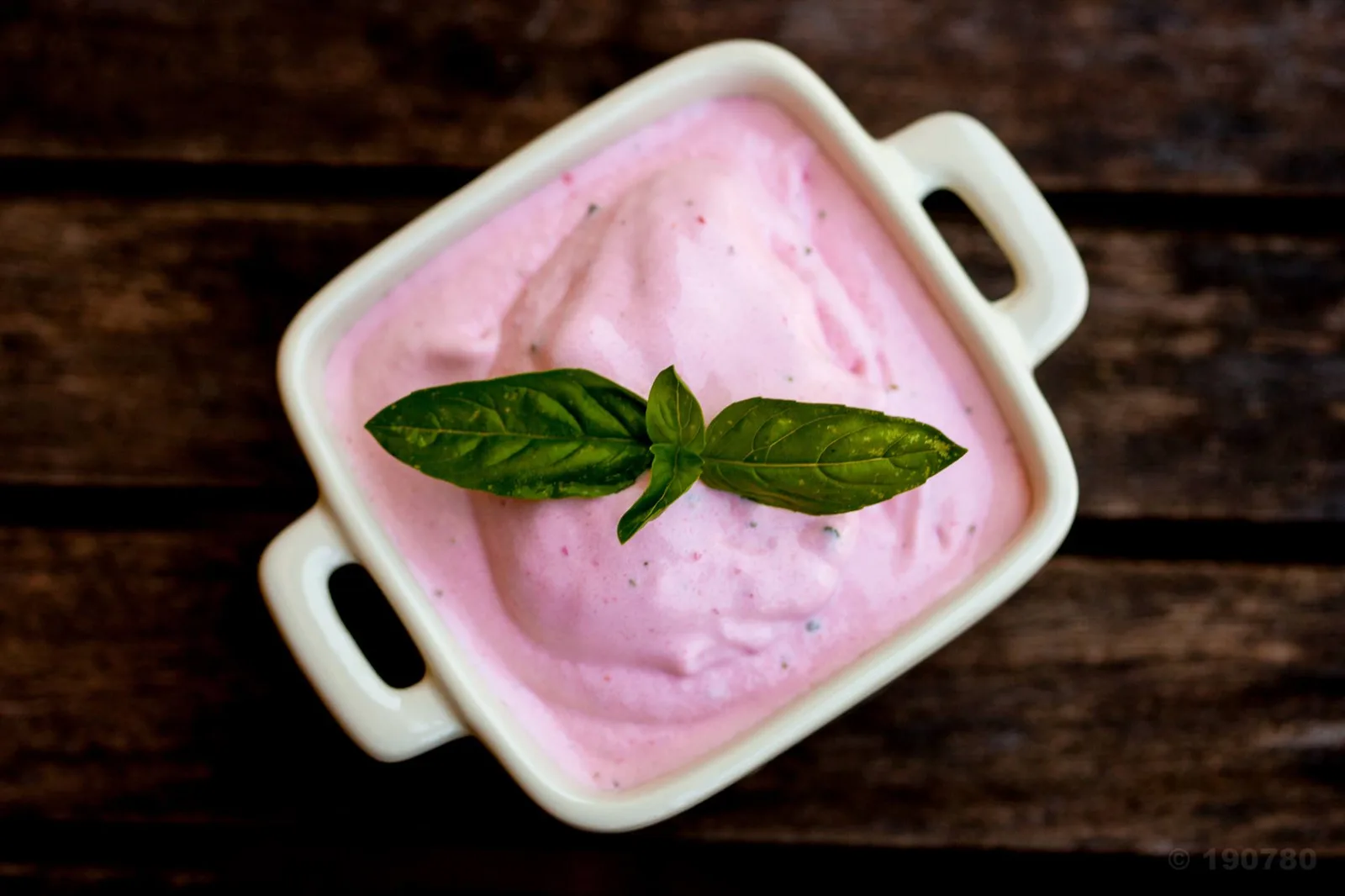 sorbet à la fraise sans sorbetière