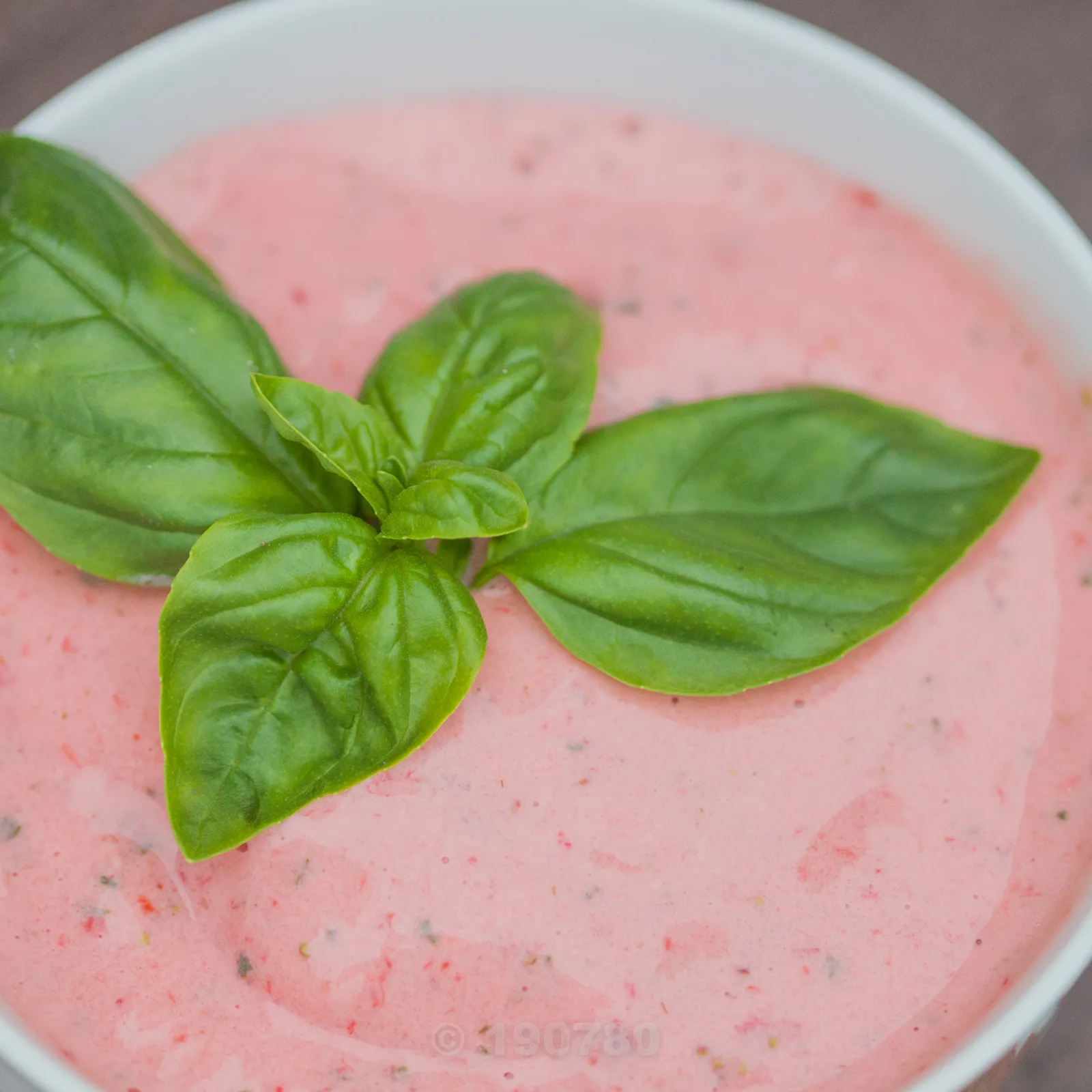 sorbet fraises – basilic minute