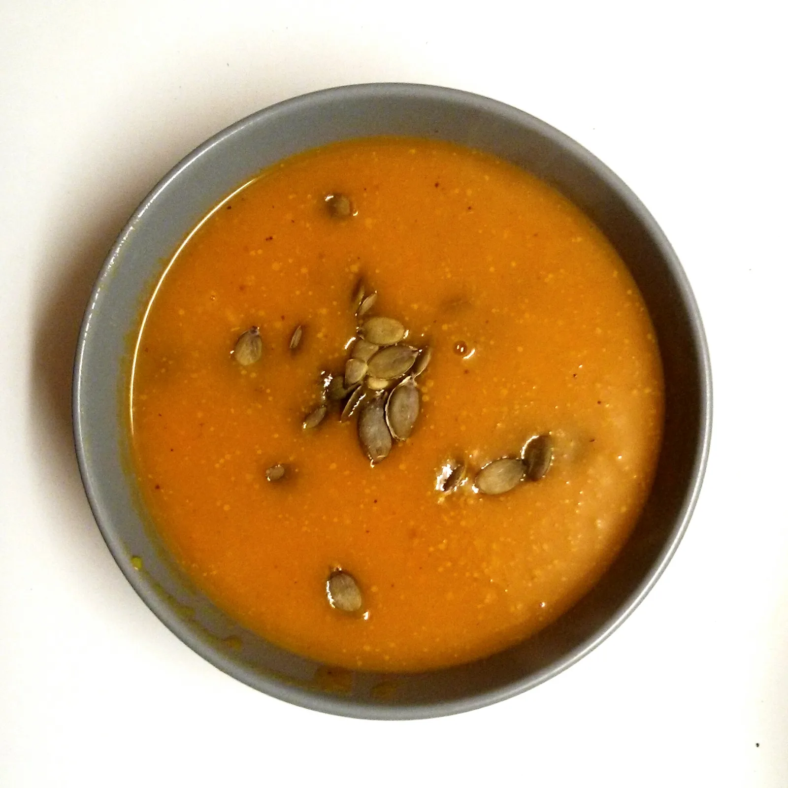 Soupe de potimarron aux marrons