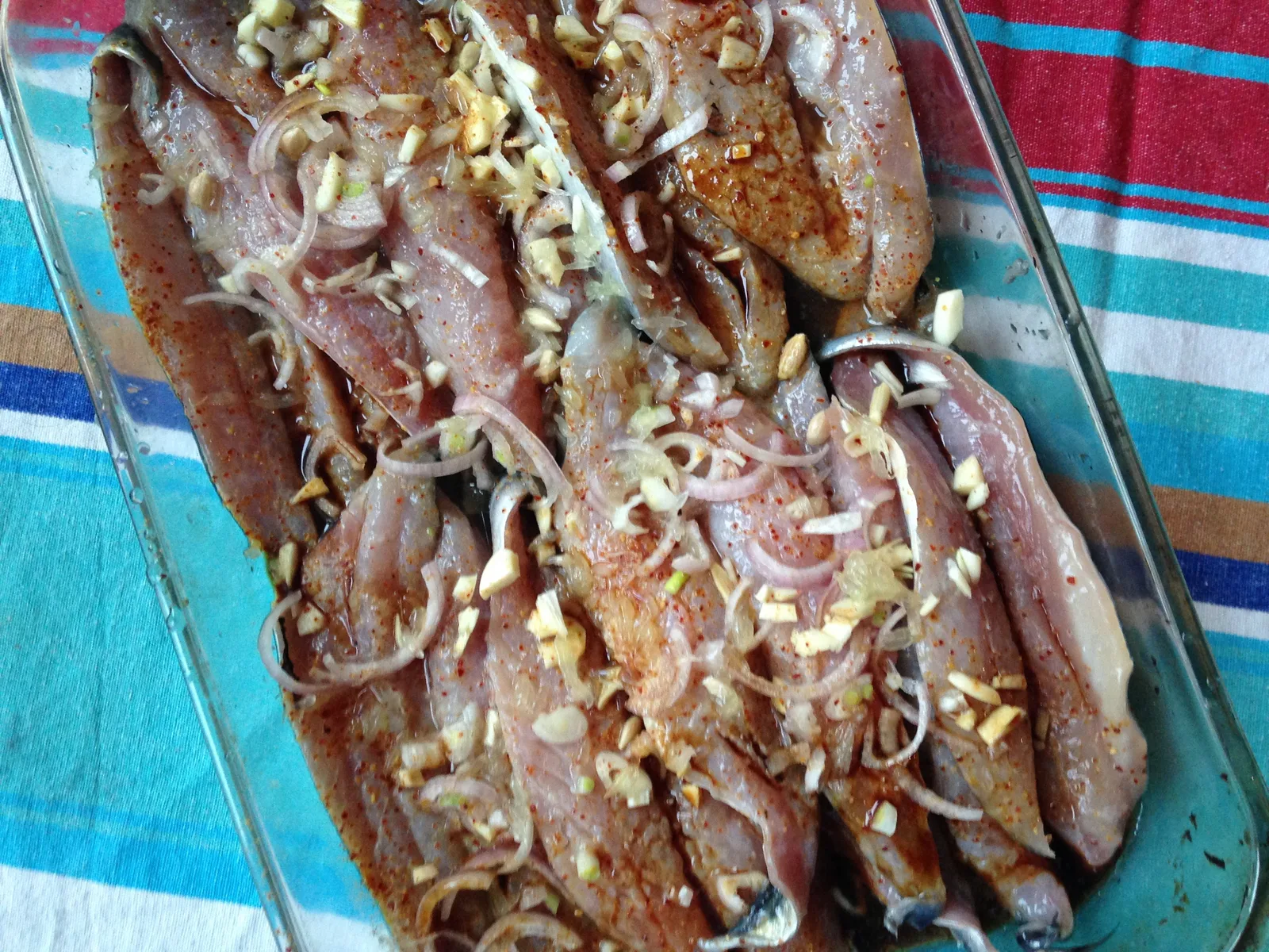 Filets de maquereaux à l’échalote et piment d’Espelette