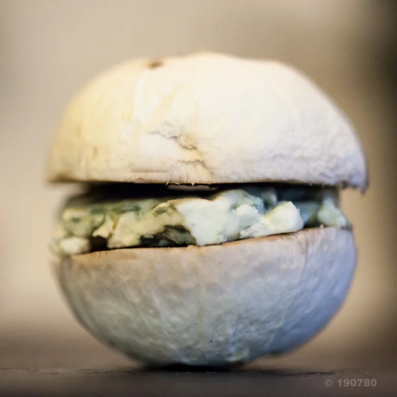 Macaron champignon – fourme d’Ambert
