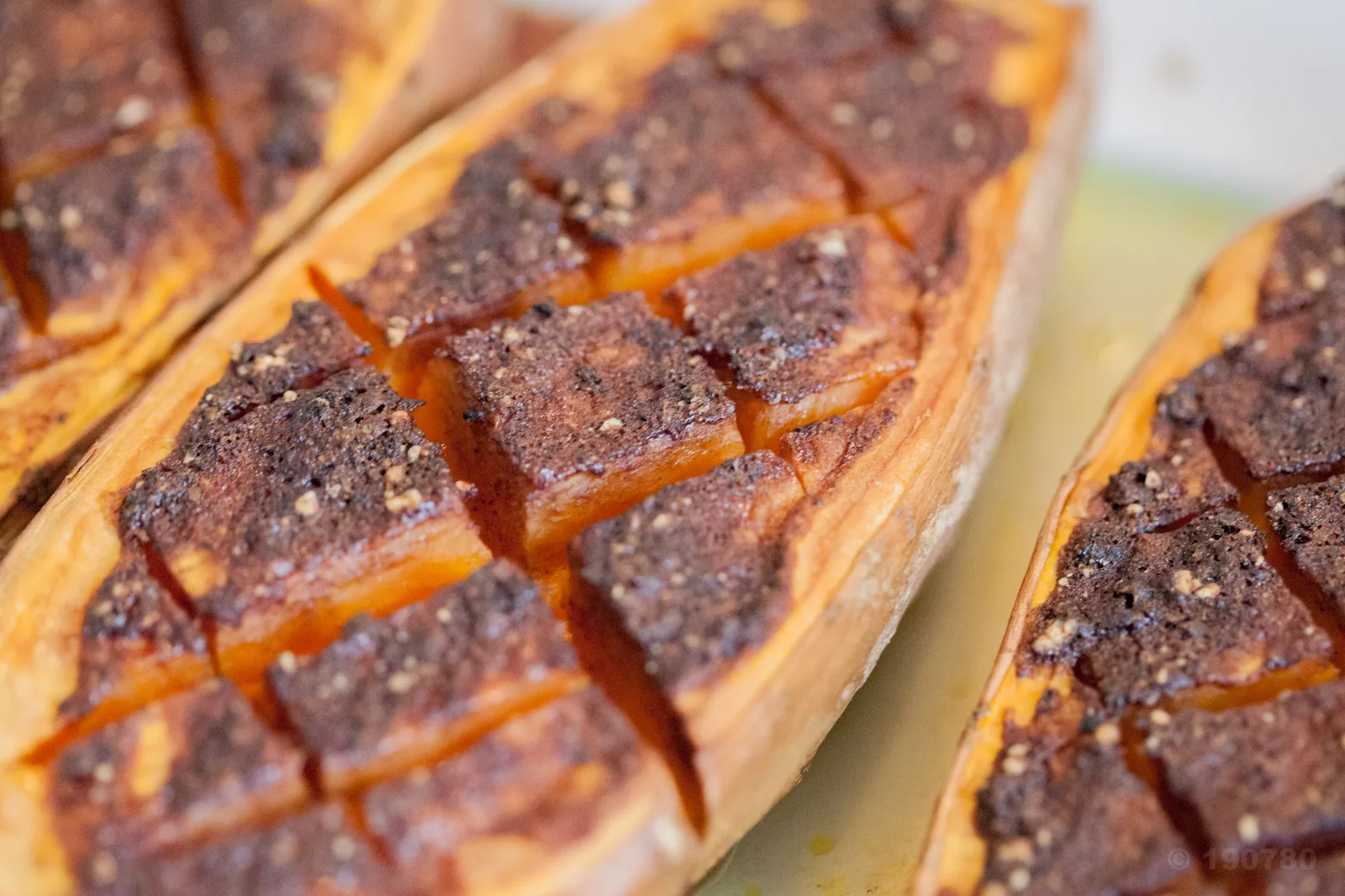 patates douces aux quatre épices rôties au four