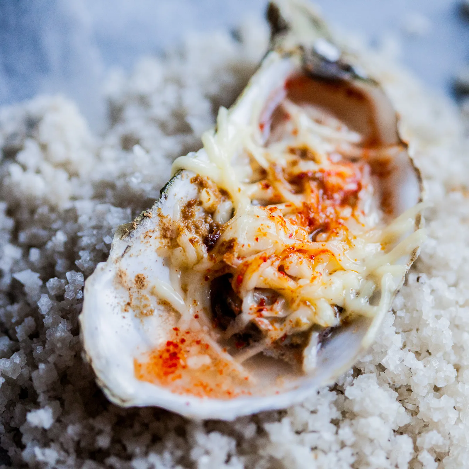 Recette d’huîtres gratinées à l’emmental et piment d’Espelette