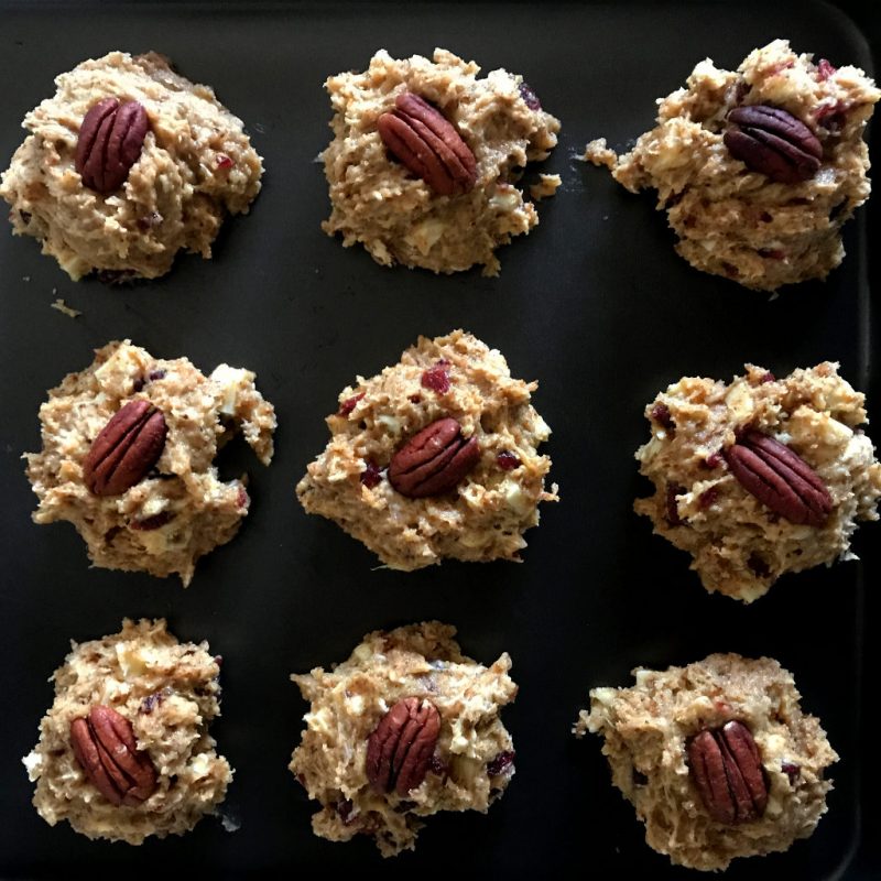 cookies chocolat blanc cranberries